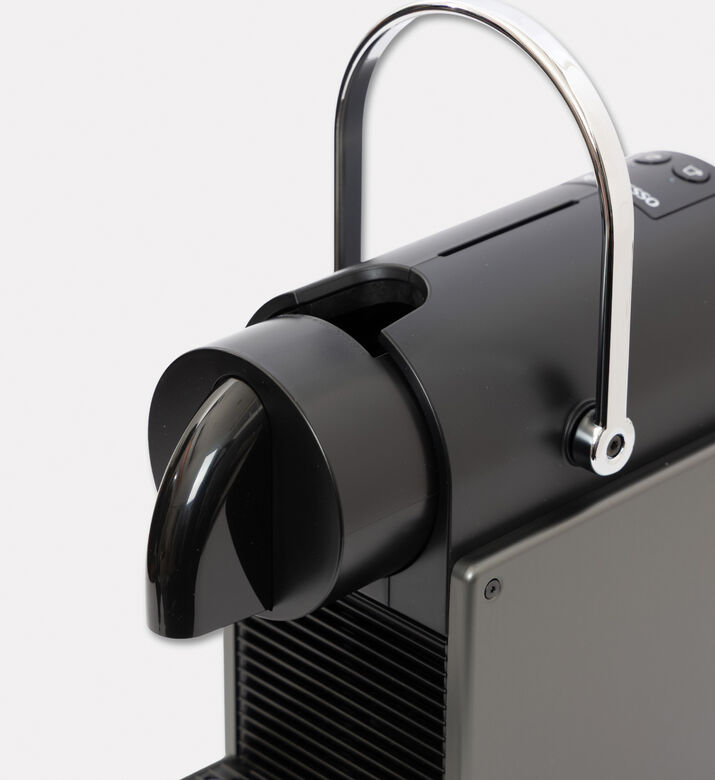 Nespresso Pixie Electric Titan Coffee Machine, Grey, Packshot View