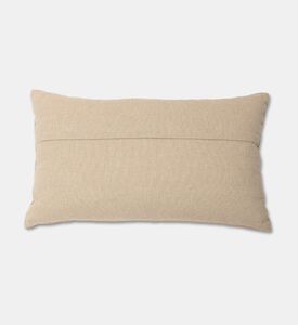 Home Deco and More Lodi Handloom Cotton Throw Filled And Vaccumed Cushion, Yellow, Packshot View