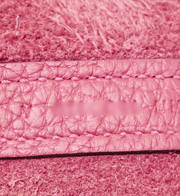 Leather Minimalist Top Handle Bucket Tote Bag Preowned