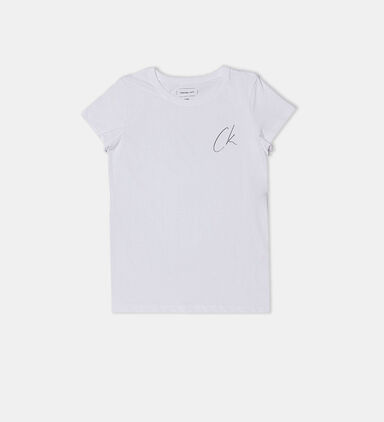Ck Signage Slim Short Sleeve T-shirt