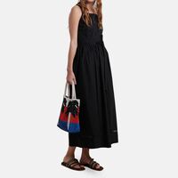 Cotton Poplin Trim Sun Dress