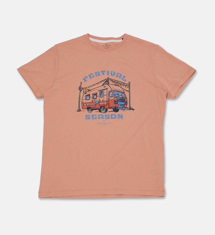 Hackett London Graphic-print Short-sleeve T-shirt, Orange, 13y, Packshot View