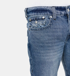 Cotton Straight-cut 5-pockets Denim Pants Cotton Straight-cut 5-pockets Denim Pants