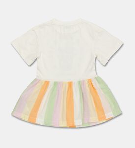 Kenzo Striped Glossy Poplin Dress, Packshot View