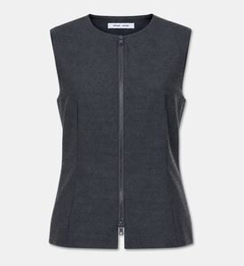 Samsoe Sarima Zip-front Vest, Packshot View
