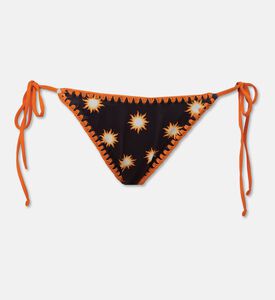 Leslie Amon Sunburst-print Adjustable Low-rise Bottoms, Packshot View