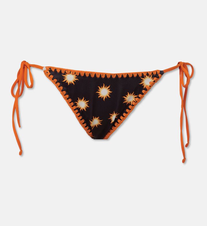 Leslie Amon Sunburst-print Adjustable Low-rise Bottoms, Packshot View