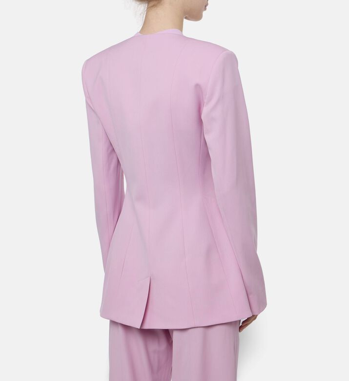 Patou Fitted Botton-down Jacket, Model View