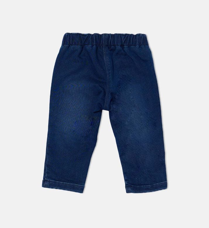 4g Cotton Blend Straight Jeans 4g Cotton Blend Straight Jeans