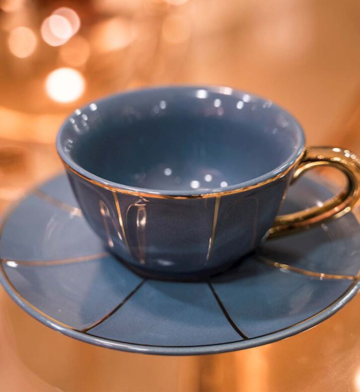 طقم فنجان شاي بورسلين طقم فنجان شاي بورسلين