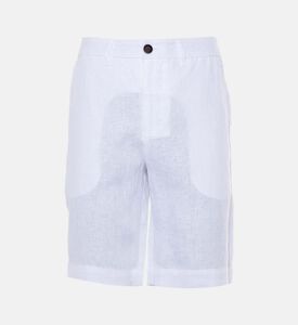 Linen Bermuda Relaxed-fit Shorts