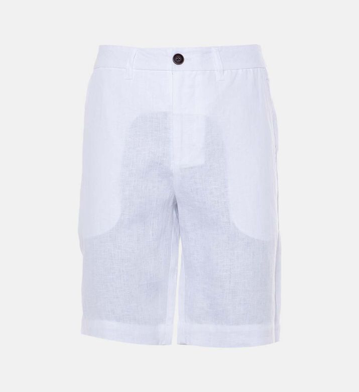 Linen Bermuda Relaxed-fit Shorts