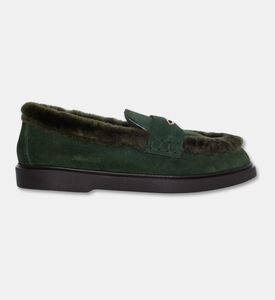 Roberto Festa Danesa Suede Slip-ons, Green, Eu-36, Packshot View