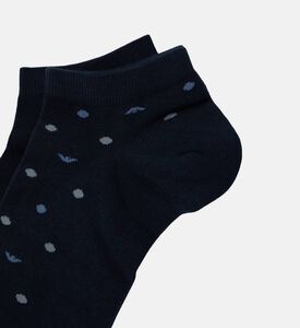 جوارب مطرزة بنقشة نقط بولكا