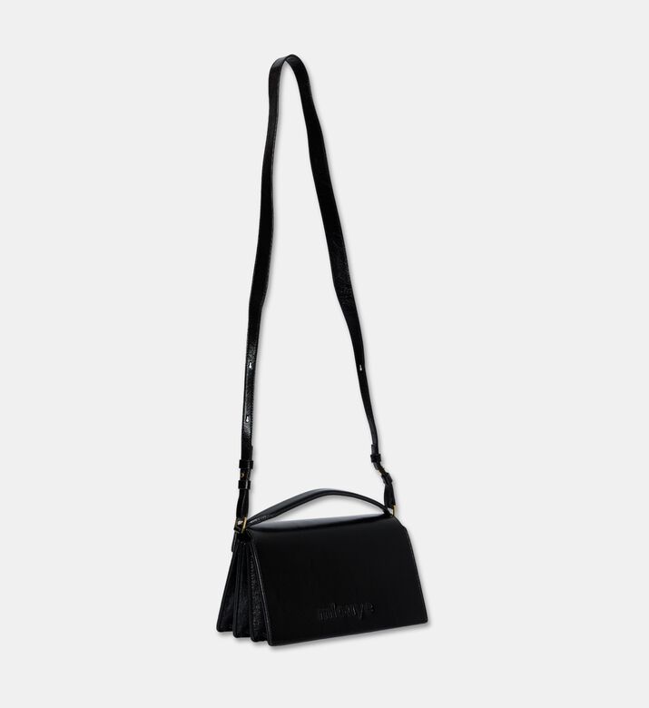 Mlouye Naomi Calf Leather Bag, Black, Packshot View