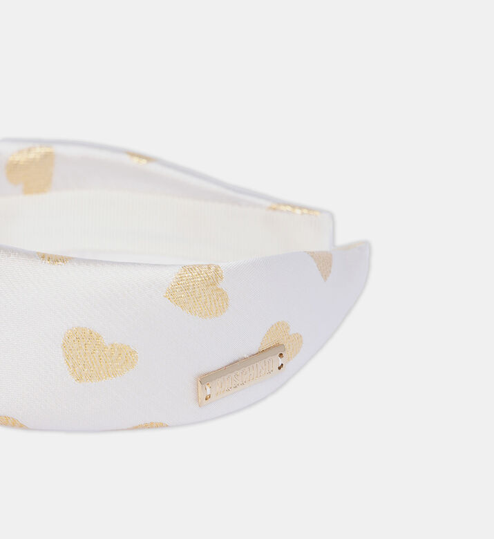 Moschino Headband With Heart Pattern