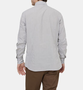 قميص بياقة قطنية مخطط