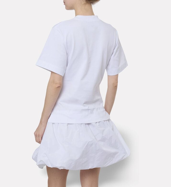 Patou Faille Balloon Hem Mini Dress, Model View