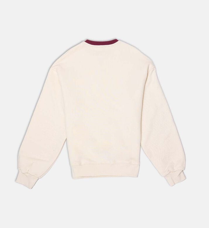 سترة طويلة الأكمام بطبعة شعار سترة طويلة الأكمام بطبعة شعار