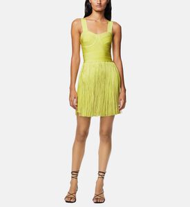 Bustier Fringe Bandage Mini Dress