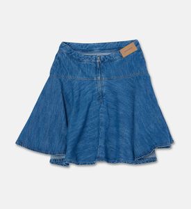 Givenchy Godet-detail Denim Skirt, Packshot View