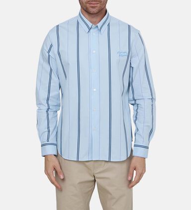 Stripped Relaxed-fit Shirt