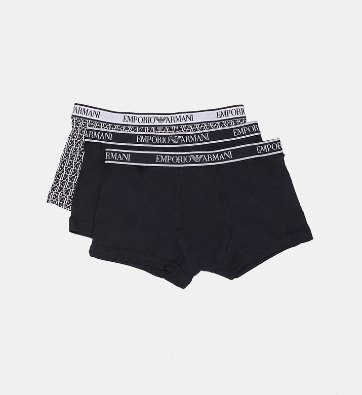 Logo-waistband Three-pack Boxers