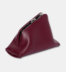 The Attico Day Off Small Shoulder Strap Clutch, Burgundy, Packshot View