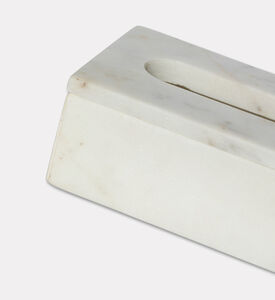 Home Deco and More Simon Marble Tissue Box, Packshot View