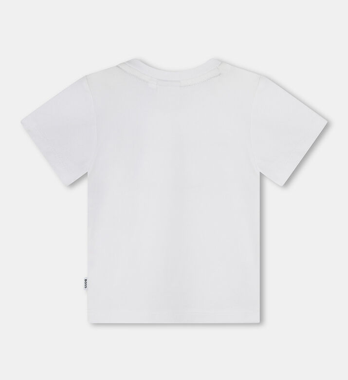 Baby Boy Embroidered Pique Shirt