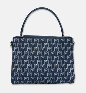 Maya.M Picnic Structured Satchel, Navy, Packshot View