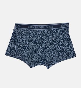 Waist Logo 3-packs Printed Boxers Briefs Set Waist Logo 3-packs Printed Boxers Briefs Set