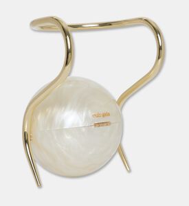 Cult Gaia Pearl Top-handle Clutch Bag, Packshot View