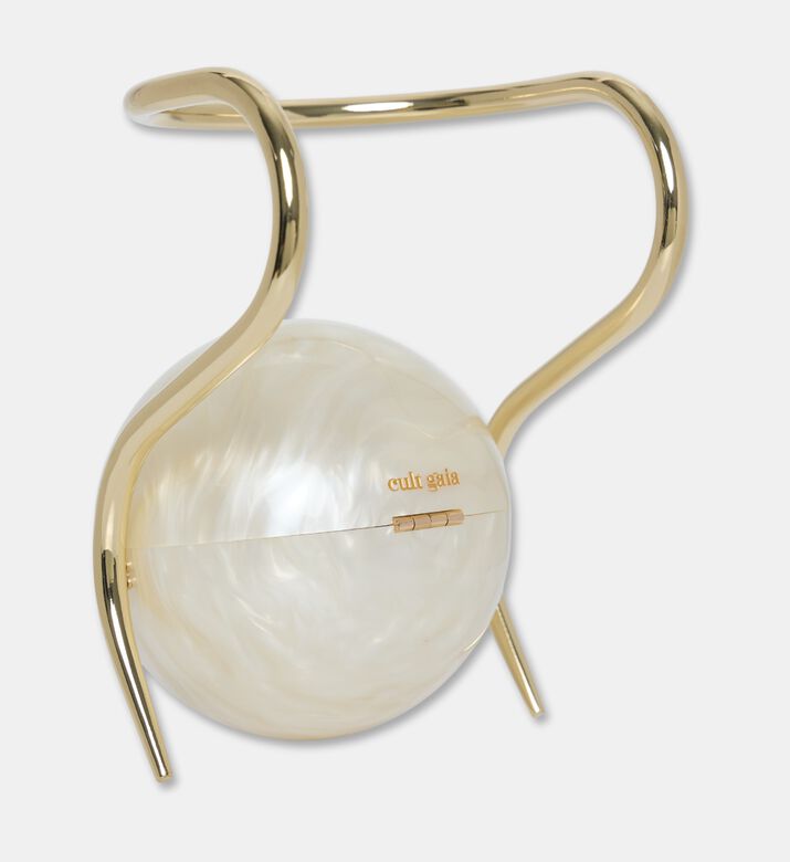 Cult Gaia Pearl Top-handle Clutch Bag, Packshot View