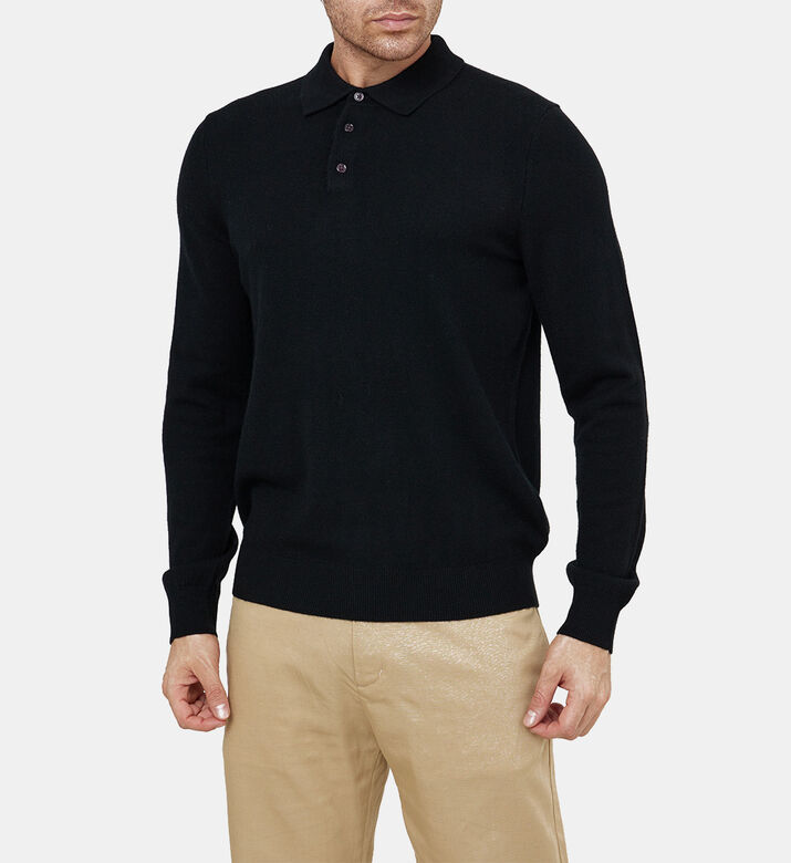 Napolo Knitted Polo Pull