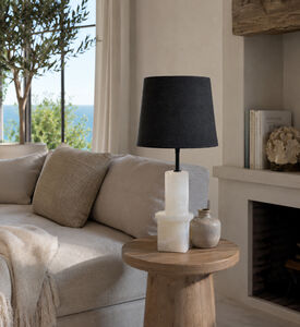 Home Deco and More Marmor Shade Marble Table Lamp, Packshot View