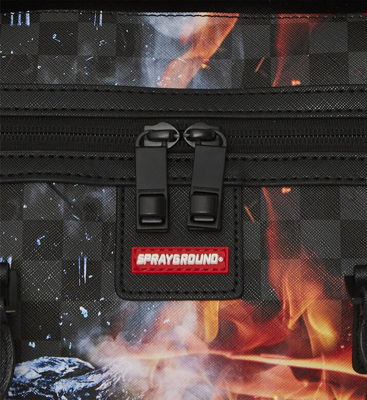 Sprayground Fire-and-ice Shark Duffle Bag, Packshot View