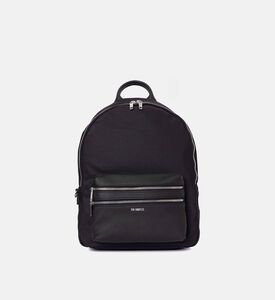 The Kooples Logo-detail Canvas Backpack, Packshot View