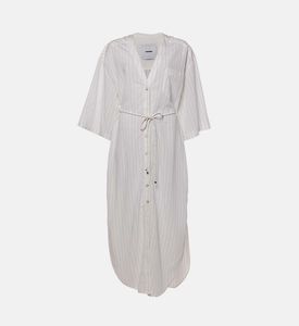 Amneris Striped Shirt Dress
