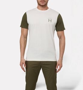 Hackett London Heritage Two-tone Short-sleeve T-shirt, Model View