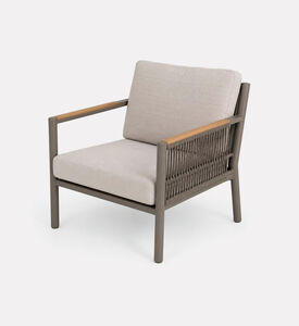 Home Deco and More Woven Wicker Aluminum Outdoor Lounge Set, Packshot View