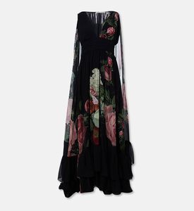 Alice and Olivia Roya V-neck Maxi Dress, Packshot View