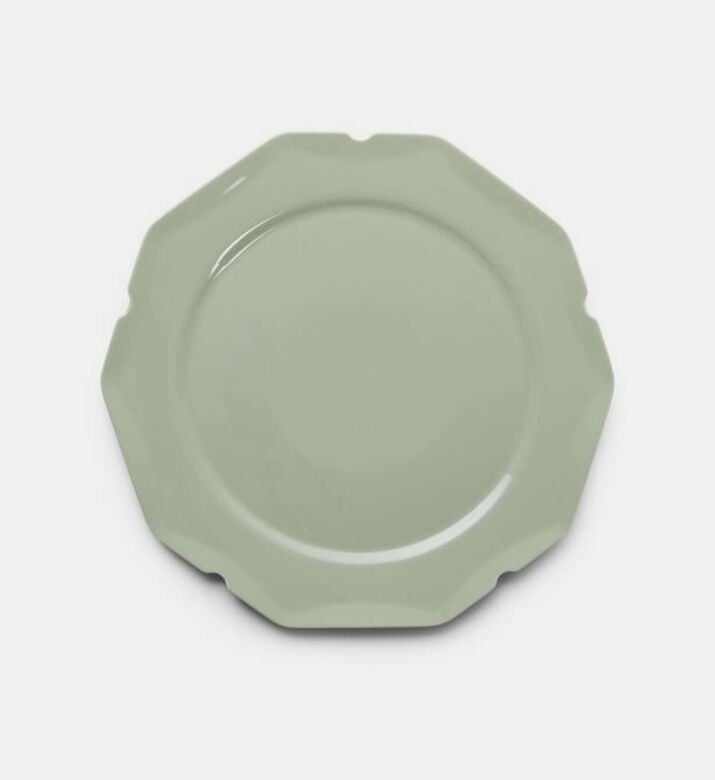 Essenza Flower Porcelain Serving Plate, Green, 34-cm, Packshot View