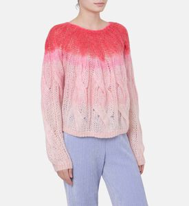 سترة محبوكة موهير مصبوغ