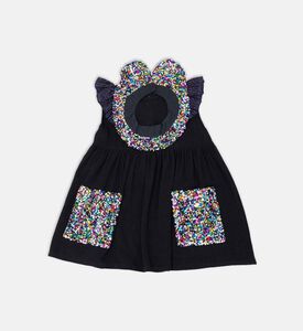 فستان كليمينتاين بقصاصات ورق ملونة للبنات