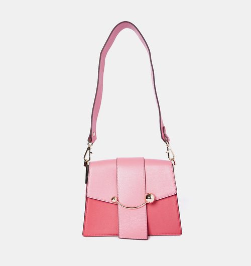 Crescent Bi-color Shoulder Bag