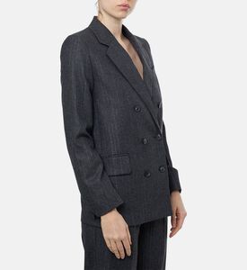 Zadig et Voltaire Double-breasted Closure Blazer, Model View