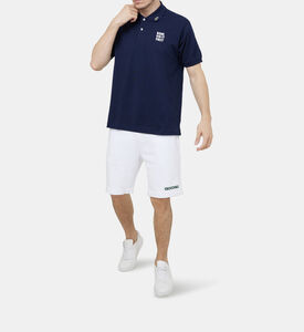 Short Sleeved Ribbed Collar Shirt