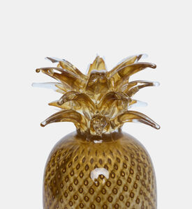 منحوتة بشكل أناناس كريستالية