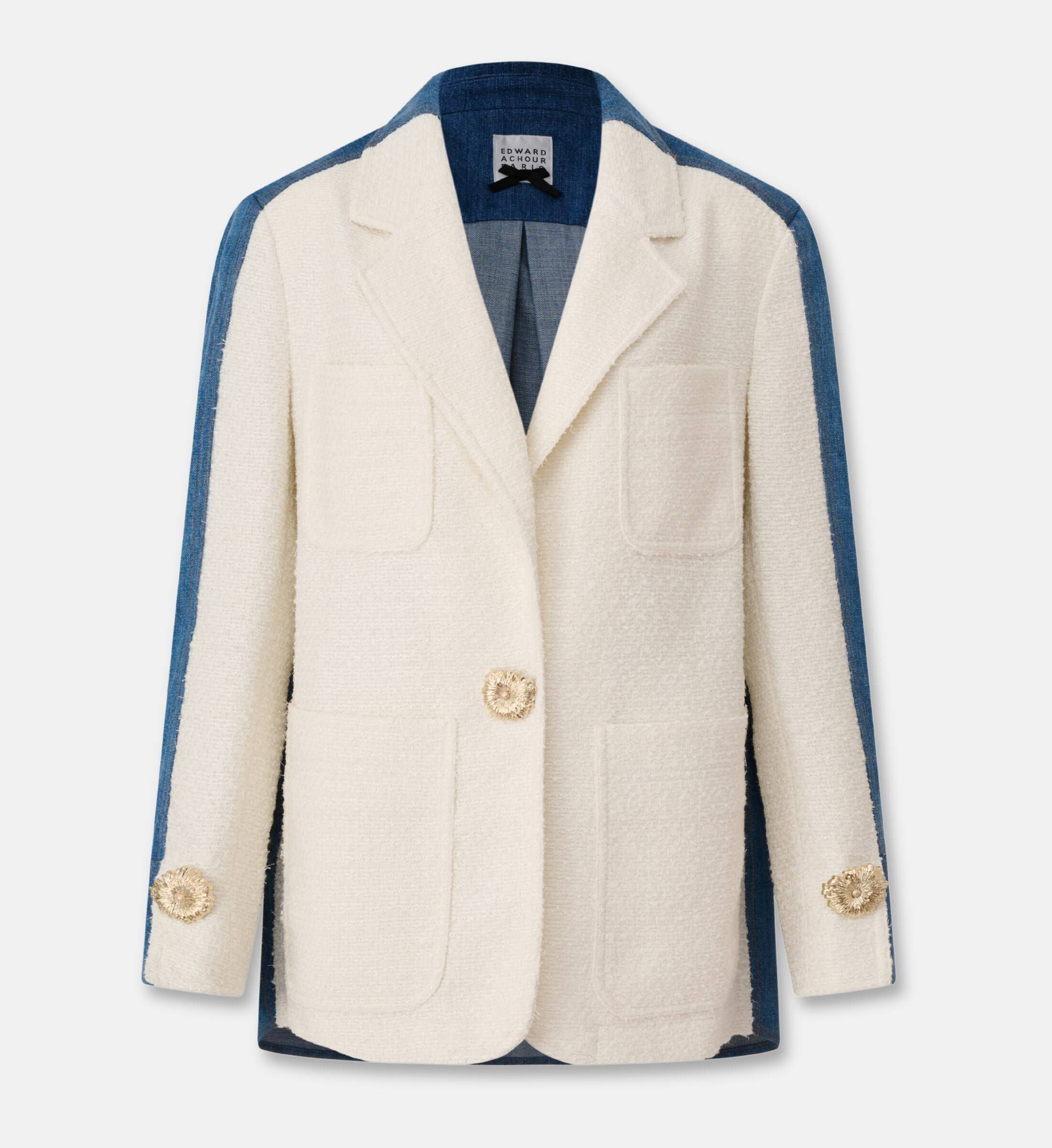EDWARD ACHOUR PARIS｜エドワード ACHOUR ブランド別ファッションブランドEDWARD ベージュ レースジャケット PARIS ジャケット・アウター